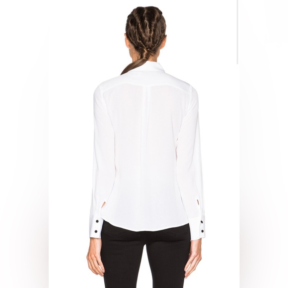 FRAME Denim Tuxedo Top  SIZE: SMALL - Picture 5 of 16